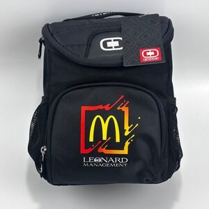 OGIO Cooler Bag Unisex OS Black McDonalds Leonard Management Insulated ZipPocket